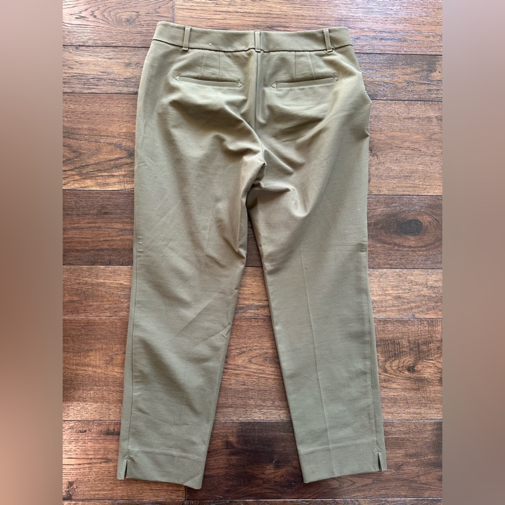 WHBM Slim Ankle Olive Green Pant- size 8 - Picture 6 of 8